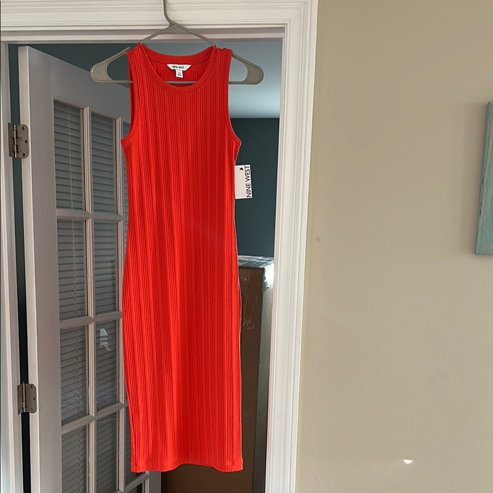 Sleeveless Red Dress